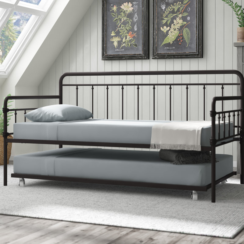 Gracie Oaks Truxton Twin Daybed With Trundle & Reviews Wayfair